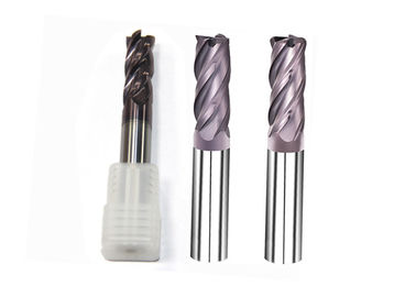 Standard Carbide End Mill Cutter TiAlN-nano Coating General Processing