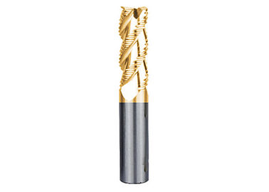HRC55° Ripple Solid Carbide Roughing Tungsten Carbide Materiaal Cnc Roughing End Mill Geaffineerde freesmachine
