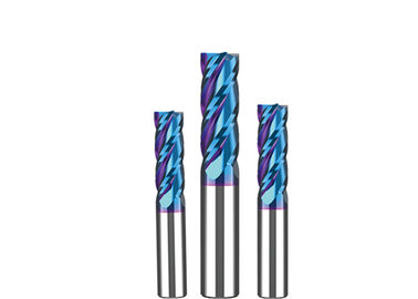 HRC55 ° Flat End Mill Cutter Hoogwaardige wolfraamcarbide freesmachines Nano Coated 12%