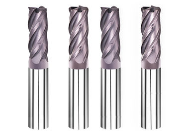 HRC50° Hoekstraal 4 fluitten Wolfraamcarbide Algemene verwerking Eindmolen Snijmachine